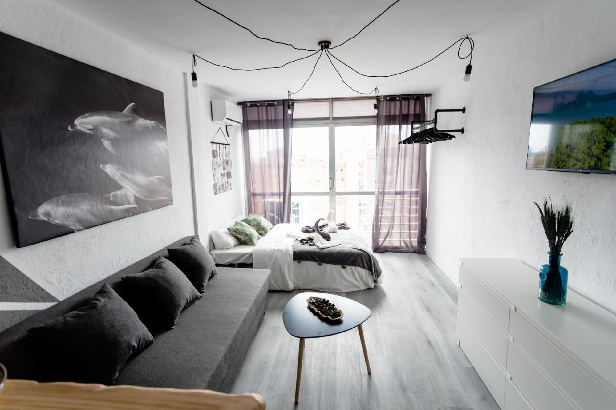 Great Panoramic View Studio Apartment Benidorm Exterior foto